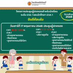 โครงการประชุมผู้ปกครองสำหรับนักเรียน ระดับ ปวช. 1 และนักศึกษา ปวส. 1 ปีการศึกษา 2568