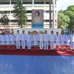 วิทยาลัยเทคนิคจันทบุรี จัดพิธีถวายเครื่องราชสักการะ ถวายราชสดุดีเฉลิมพระเกียรติ เนื่องในวันเฉลิมพระชนมพรรษาของสมเด็จพระนางเจ้าสิริกิติ์ พระบรมราชินีนาถ พระบรมราชชนนีพันปีหลวง